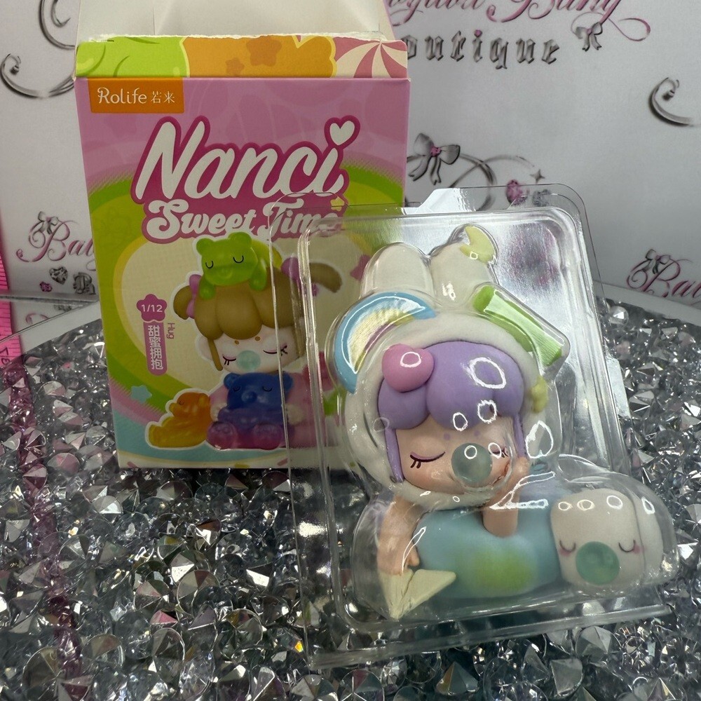 Nanci rolife Sweet Time Cute Figure - Pastel Purple & Mint fluffy cloud new